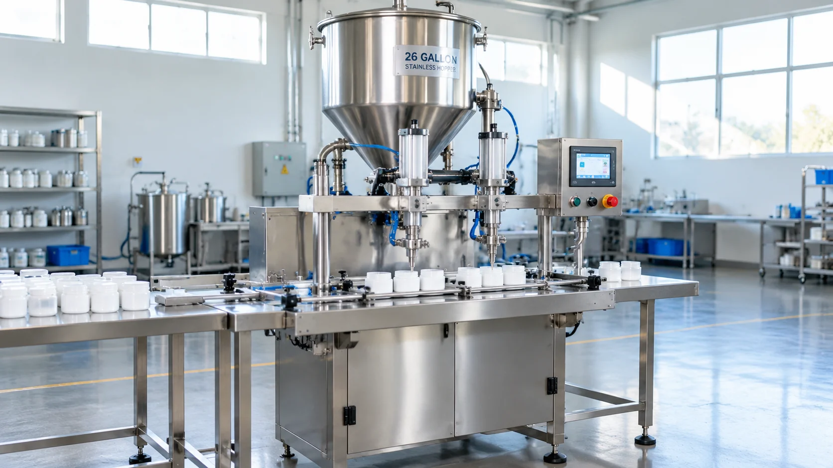 Cleveland SGP-D-1000-2 Dual-Head Cream & Liquid Piston Filler