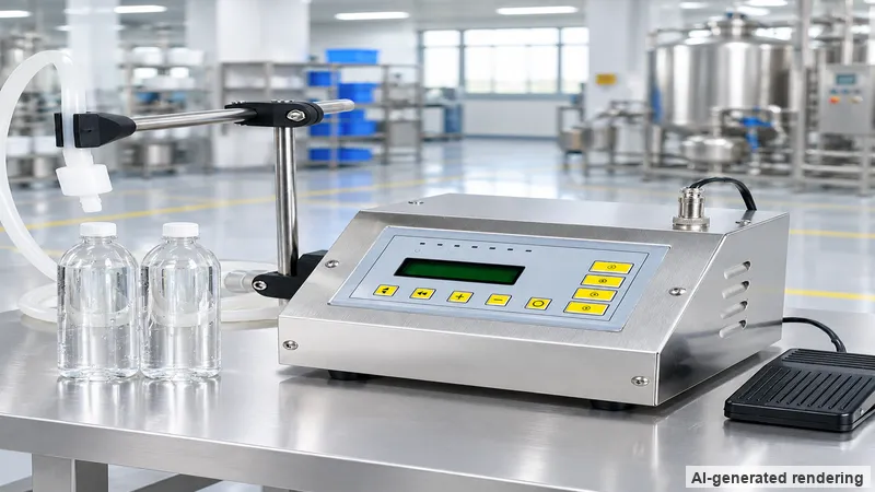 ZONESUN ZS-GFK160A Semi-Automatic Diaphragm Pump Liquid Filling Machine