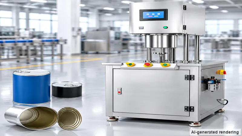 ZONESUN ZS-AFK400 Vacuum Can Sealing Machine Nitrogen Flush Aluminum Seal Equipment