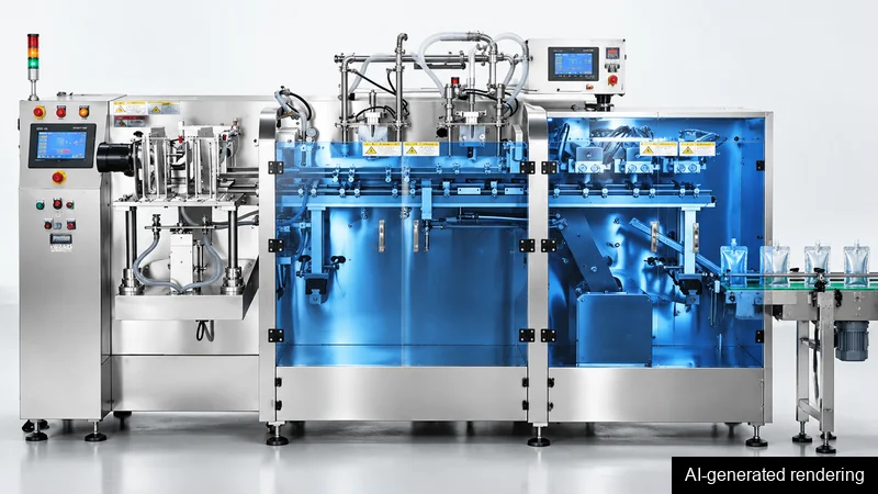 ZONESUN ZS-AFS03L Liquid Pouch Filler and Sealer for Milk, Juice and Energy Drink Packaging