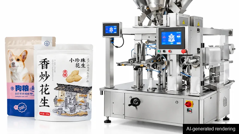 ZONESUN ZS-AFS08K6 Automatic Rotary Premade Pouch Filling Sealing Machine