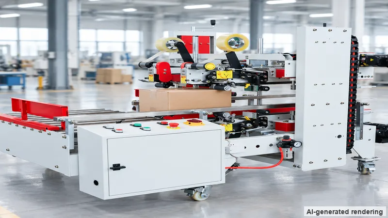 ZONESUN ZS-FK8001 Automatic Four Sides Carton Edge Sealing Machine (Special Offer)