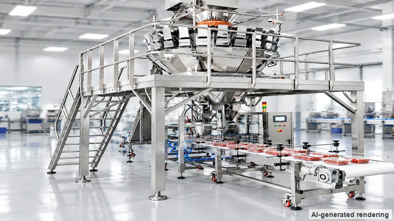ZONESUN ZS-GWF24 Multi-Head Weigher for Clamshell Fruit Packaging