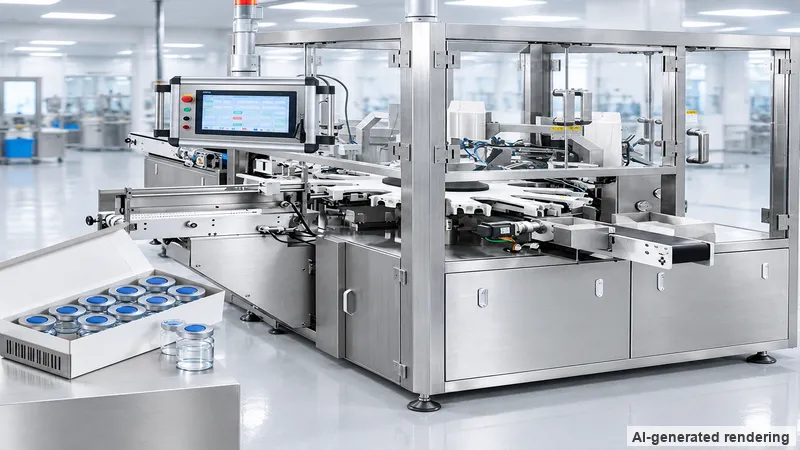 ZONESUN ZS-MSZH10 Automatic Vertical Vial Cartoning Machine