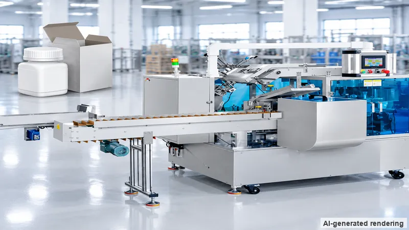 ZONESUN ZS-MSZH50N Automatic Cartoning Machine with Leaflet Insertion