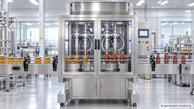 ZONESUN ZS-SV4G 4-Nozzle Servo Paste Filling Machine for Liquid & Sauce