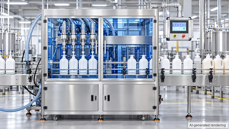 ZONESUN ZS-VTGF4 4-Head Servo Gear-Pump Tracking Filling Machine for Shampoo & Cream