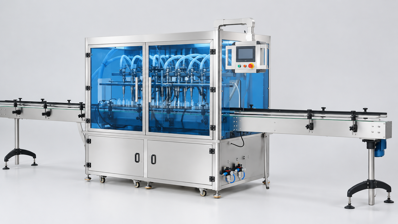ZONESUN ZS-VTGF8A Automatic Viscous Liquid Filling Machine 8 Head High Capacity Servo Gear Pump Paste Filling Machine
