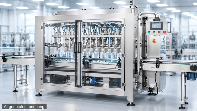 ZONESUN ZS-VTGP8D 8-Head Servo Gear Pump Paste Filling Machine