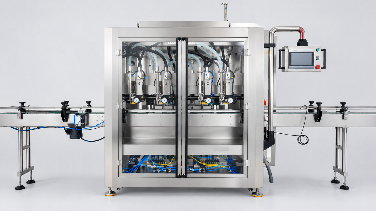 ZONESUN ZS-VTPF4 Automatic 4 Tracking Heads Paste Liquid Filling Machine