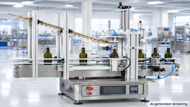 ZONESUN ZS-XG1870D1 Pneumatic Cork Pressing and Capping Machine