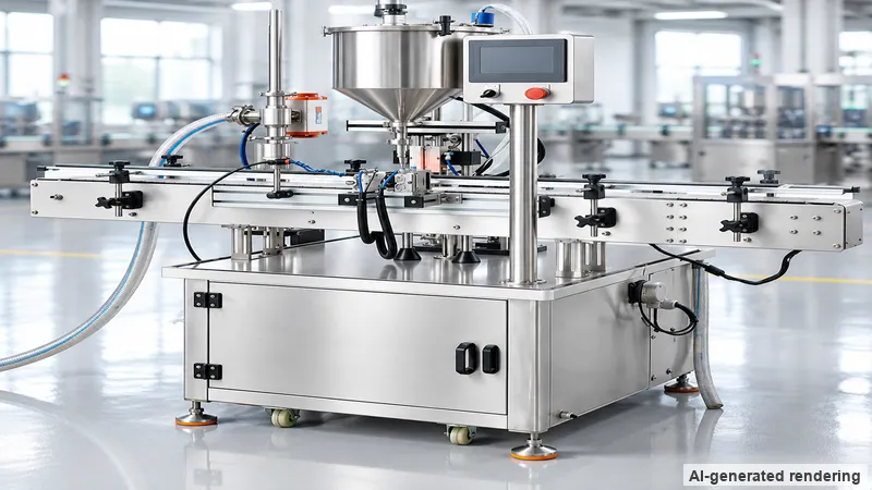ZONESUN ZS-YT1T-1PX Servo Piston Paste Filling Machine
