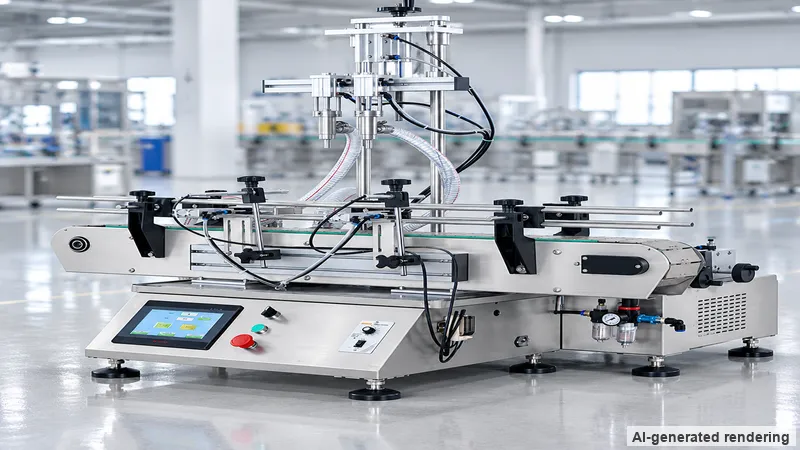 ZONESUN ZS-DTHSP2 2-Nozzle Pneumatic Piston Pump Viscous Liquid Filling Machine