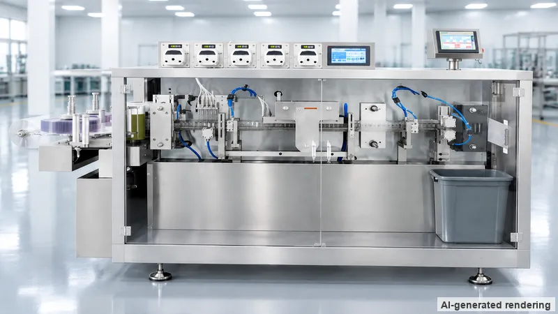 ZONESUN ZS-FS120 Monodose Strips Peristaltic Pump Liquid Filling and Sealing Machine
